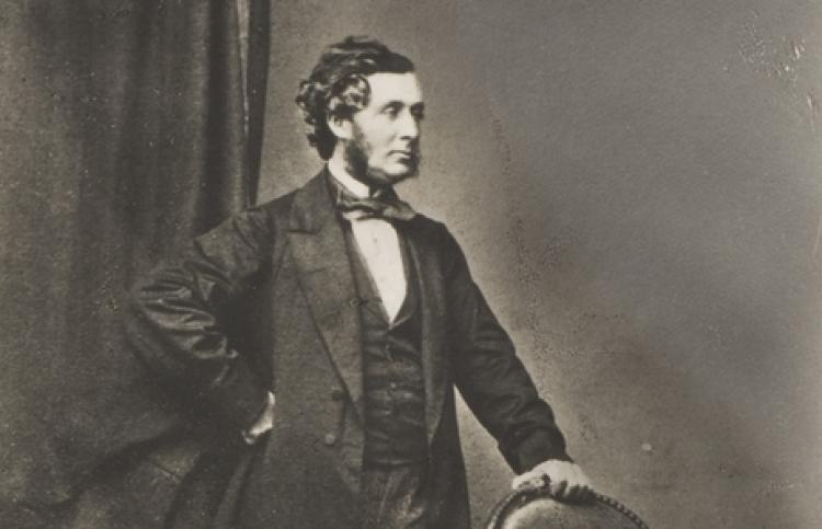 Thomas Sutcliffe Mort, full-length portrait